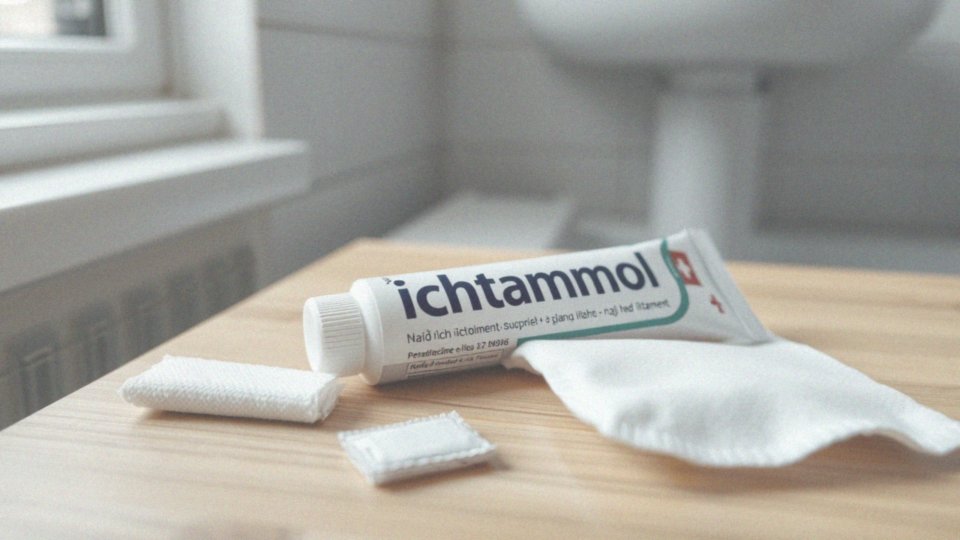 Jakie są zastosowania maści ichtiolowej w leczeniu guzka pod pachą?