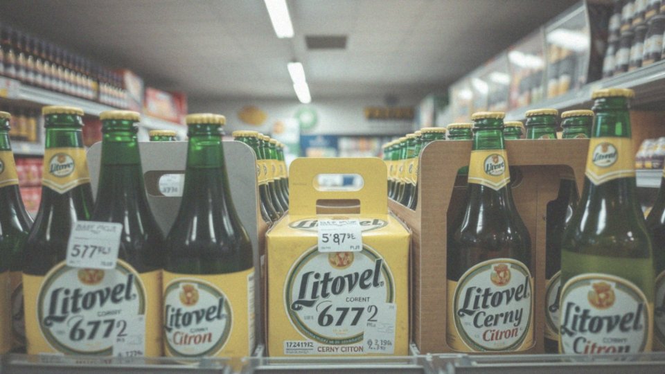 Jaka jest cena Litovel Cerny Citron w supermarketach?