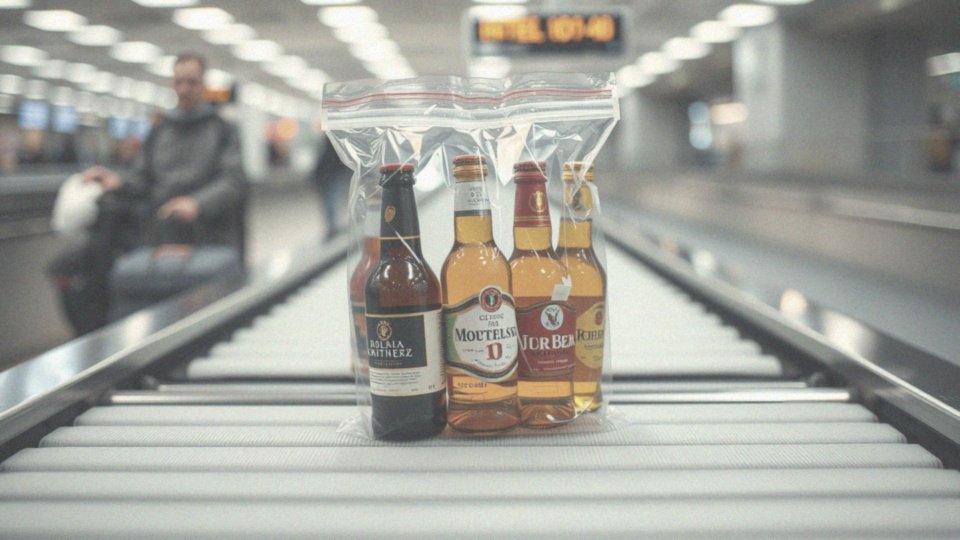 Jakie są wymagania dotyczące opakowania alkoholu w bagażu podręcznym?