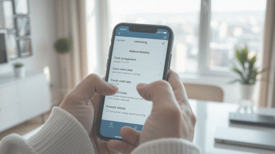 Jak mogę zmienić limit karty kredytowej w aplikacji mobilnej?