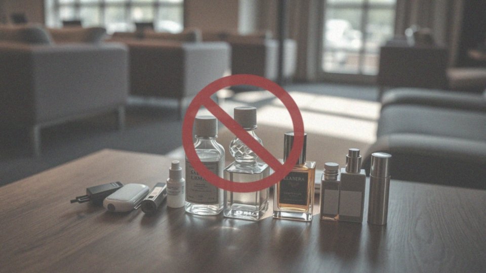 Jakie napoje alkoholowe są zabronione w bagażu podręcznym?