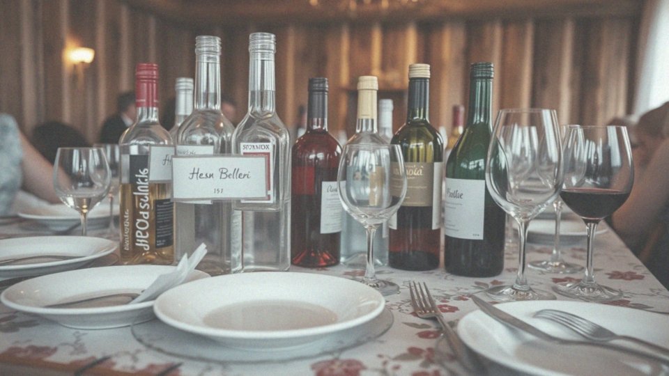 Jakie są średnie ilości alkoholu na wesele?