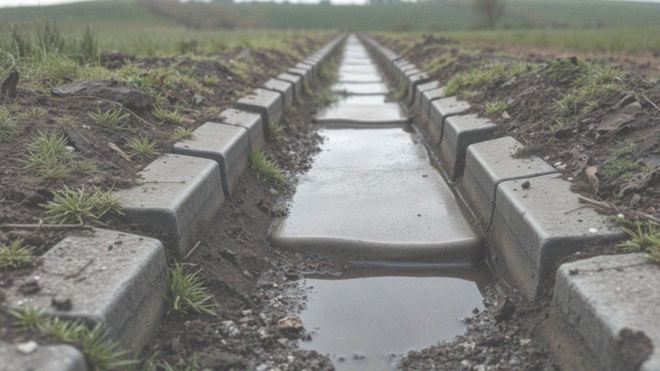 Jakie materiały można wykorzystać do wyłożenia rowu melioracyjnego?
